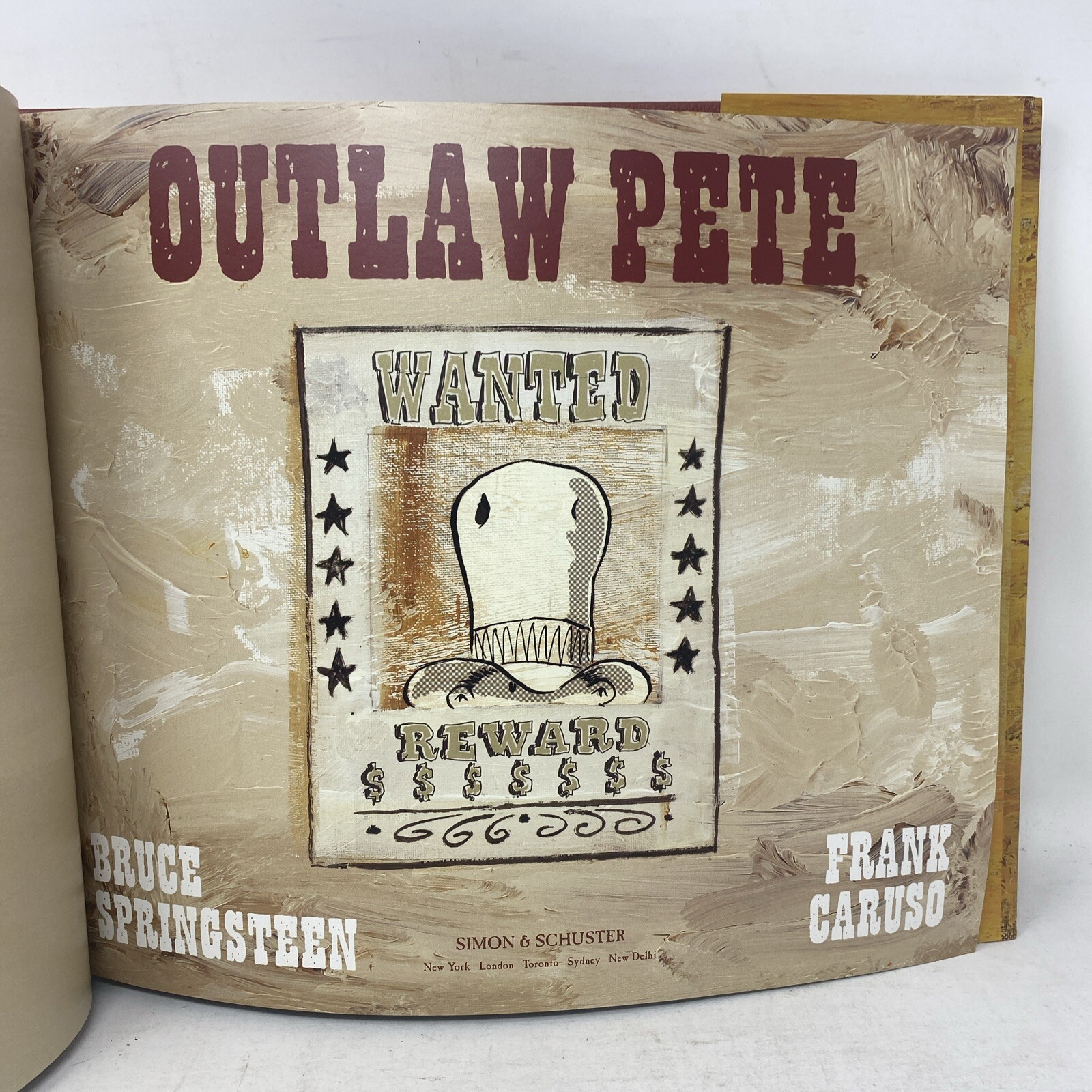 Outlaw Pete by Bruce Springsteen & Frank Caruso 2014 1st Edition HBDJ