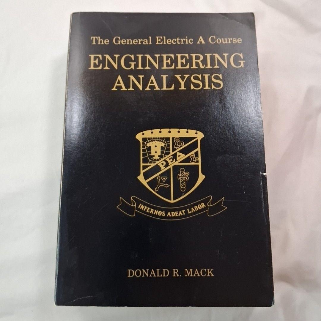 The General Electric A Course ENGINEERING ANALYSIS Donald R. Mack Paperback 1982
