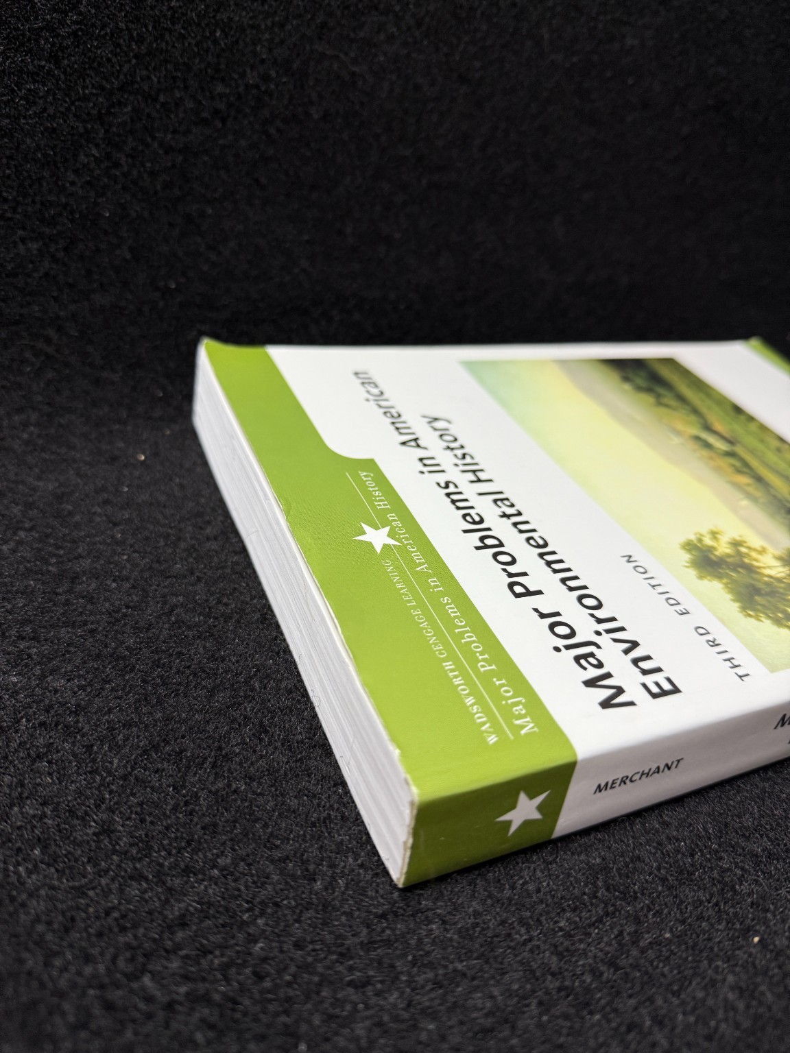 Major Problems American Environmental History Carolyn Merchant 2012 3rd Ed Textb