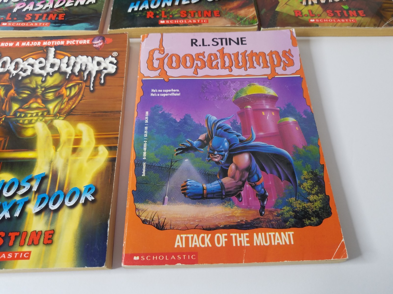 Mix Lot 9 Goosebumps R L Stine PB Books Scholastic Publications 1990s &2000s