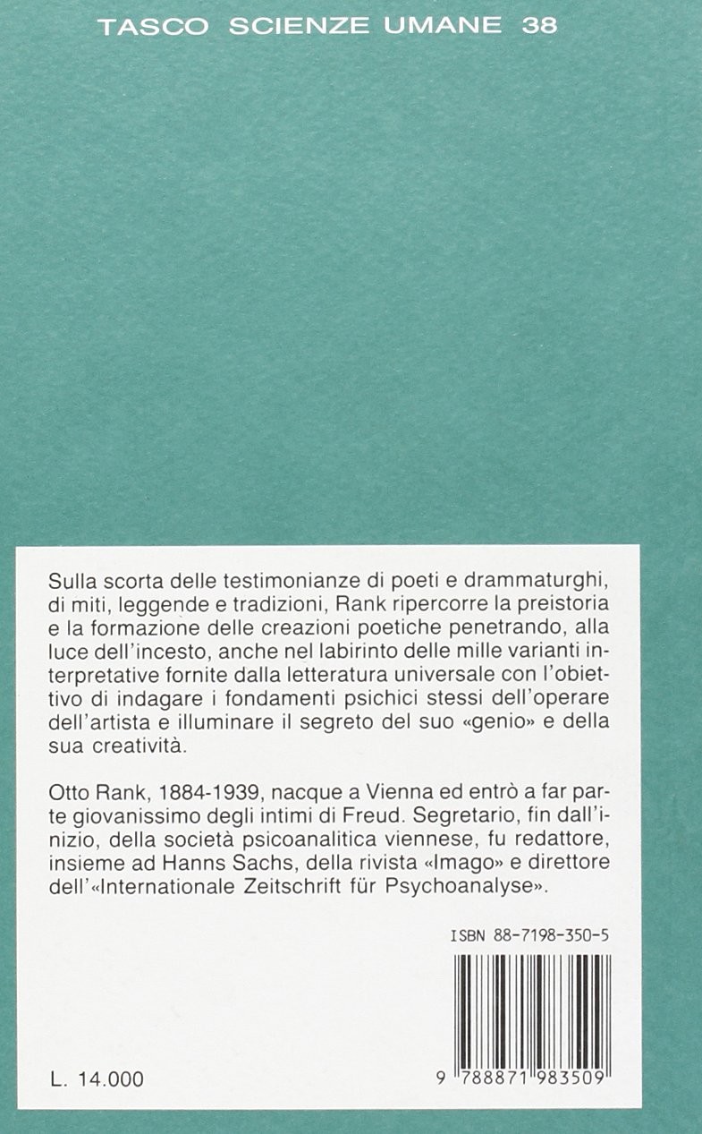Otto Rank Il tema dell’incesto (Paperback) (UK IMPORT)