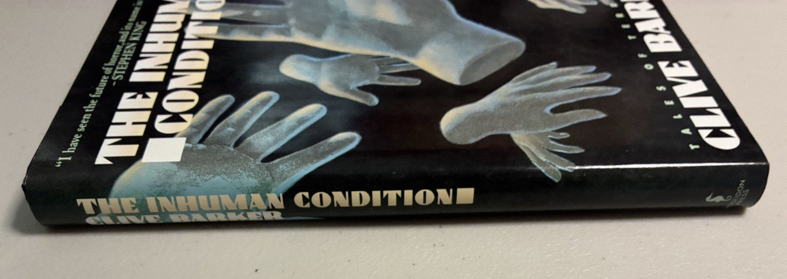 THE INHUMAN CONDITION Clive Barker 1986 Book Club Edition HC/DJ Excellent