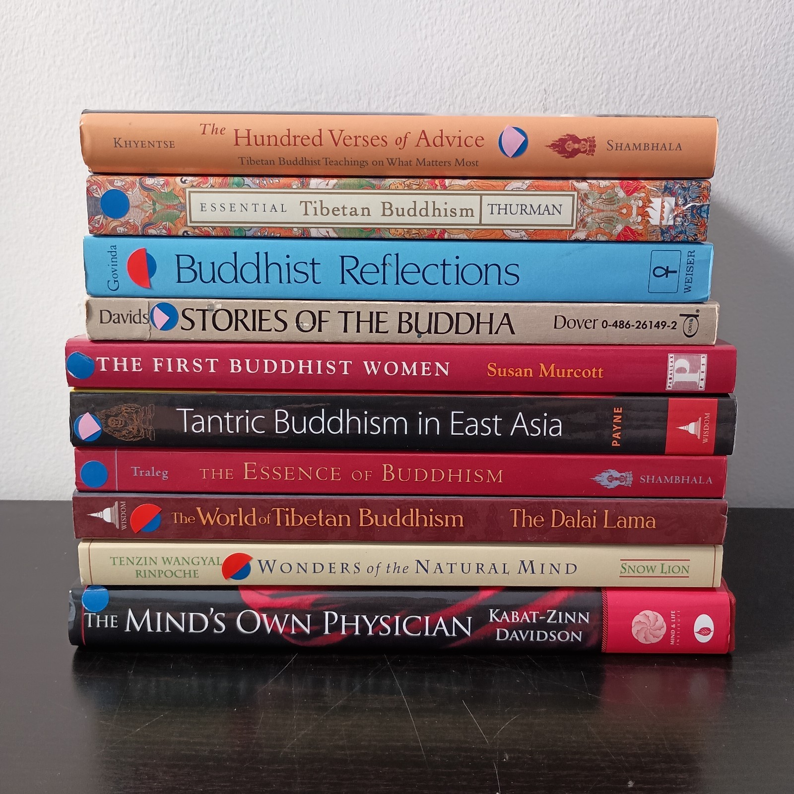 10 Books on Buddhism (2 Hardcover, 8 Paperbacks, 1989-2011) See Pictures