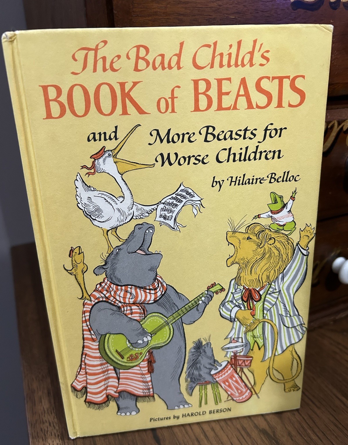 The Bad Child’s Book of Beasts by Hilaire Belloc (1966) Grossett hc/dj Scarce!