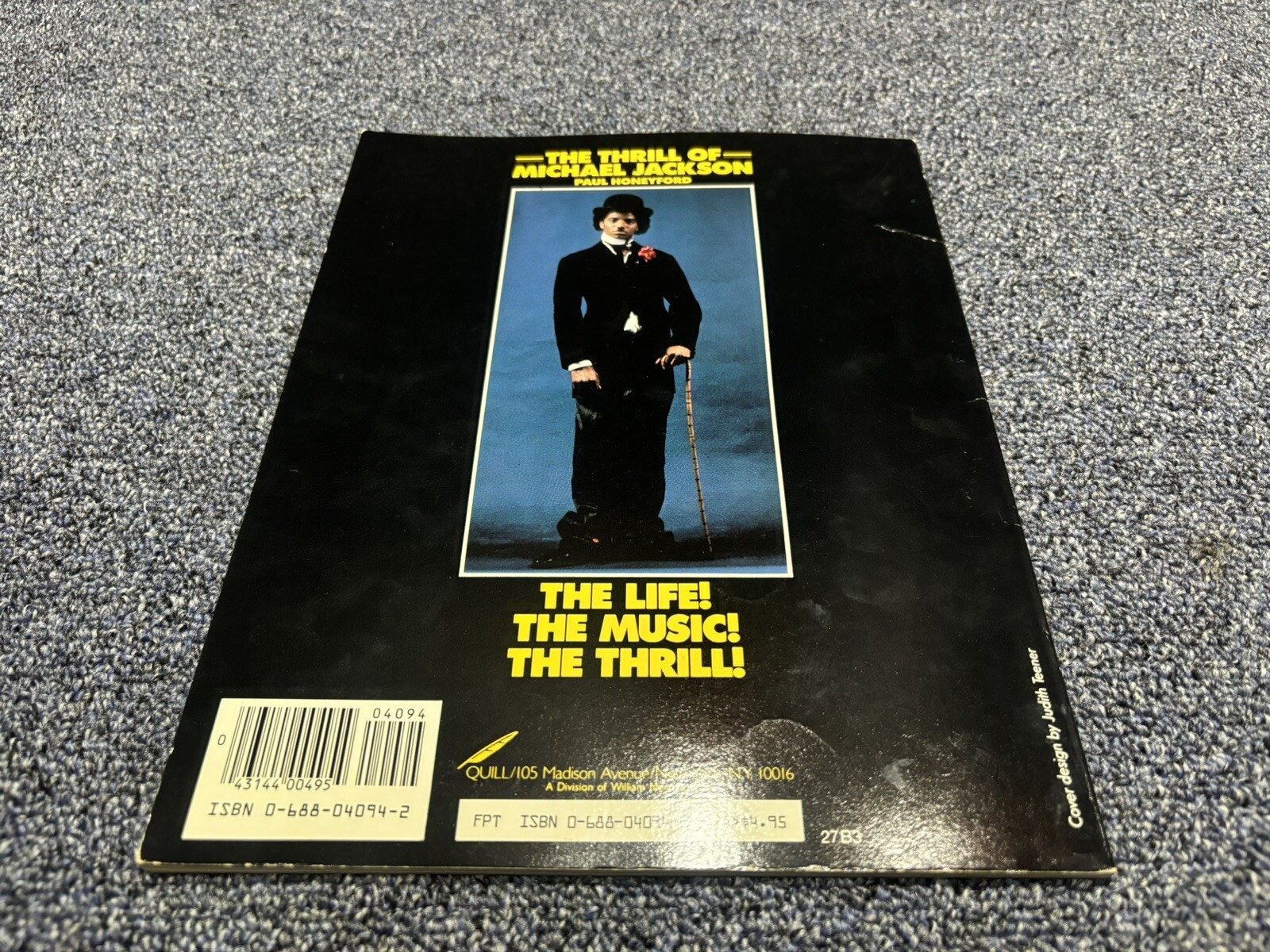 MICHAEL JACKSON The Thrill Of Michael Jackson large paperback book from 1984