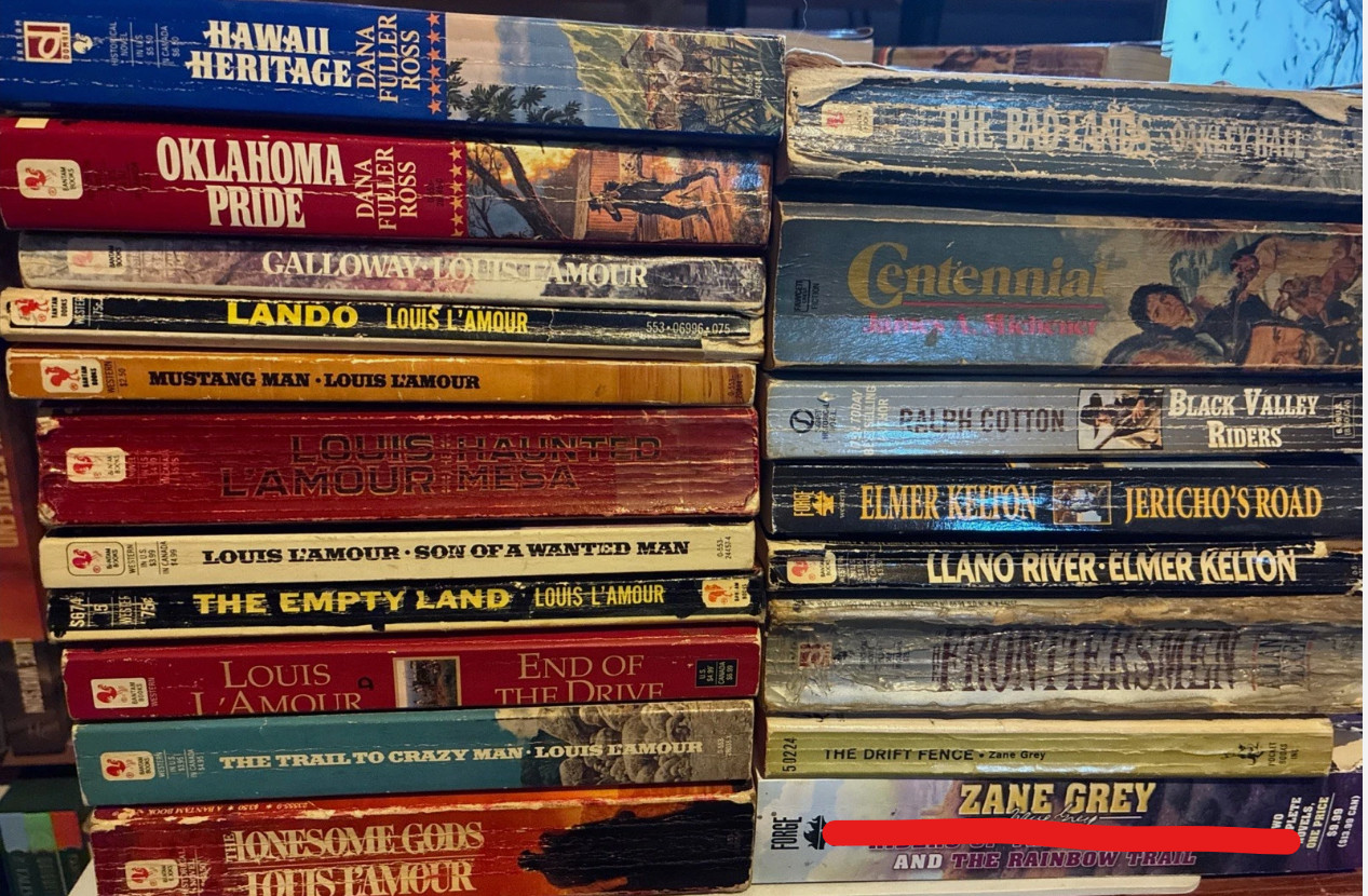 Max Brand, L’Amour, And Other Western Paperbacks Lot
