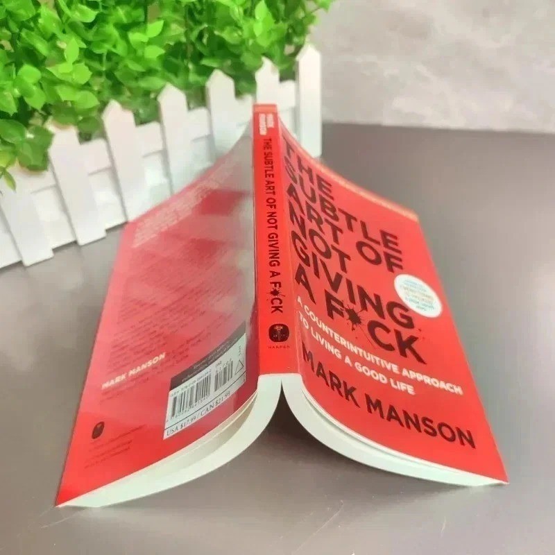 New “The Subtle Art Of Not Giving A F Mark Manson Hardcover” Stress Relief Book