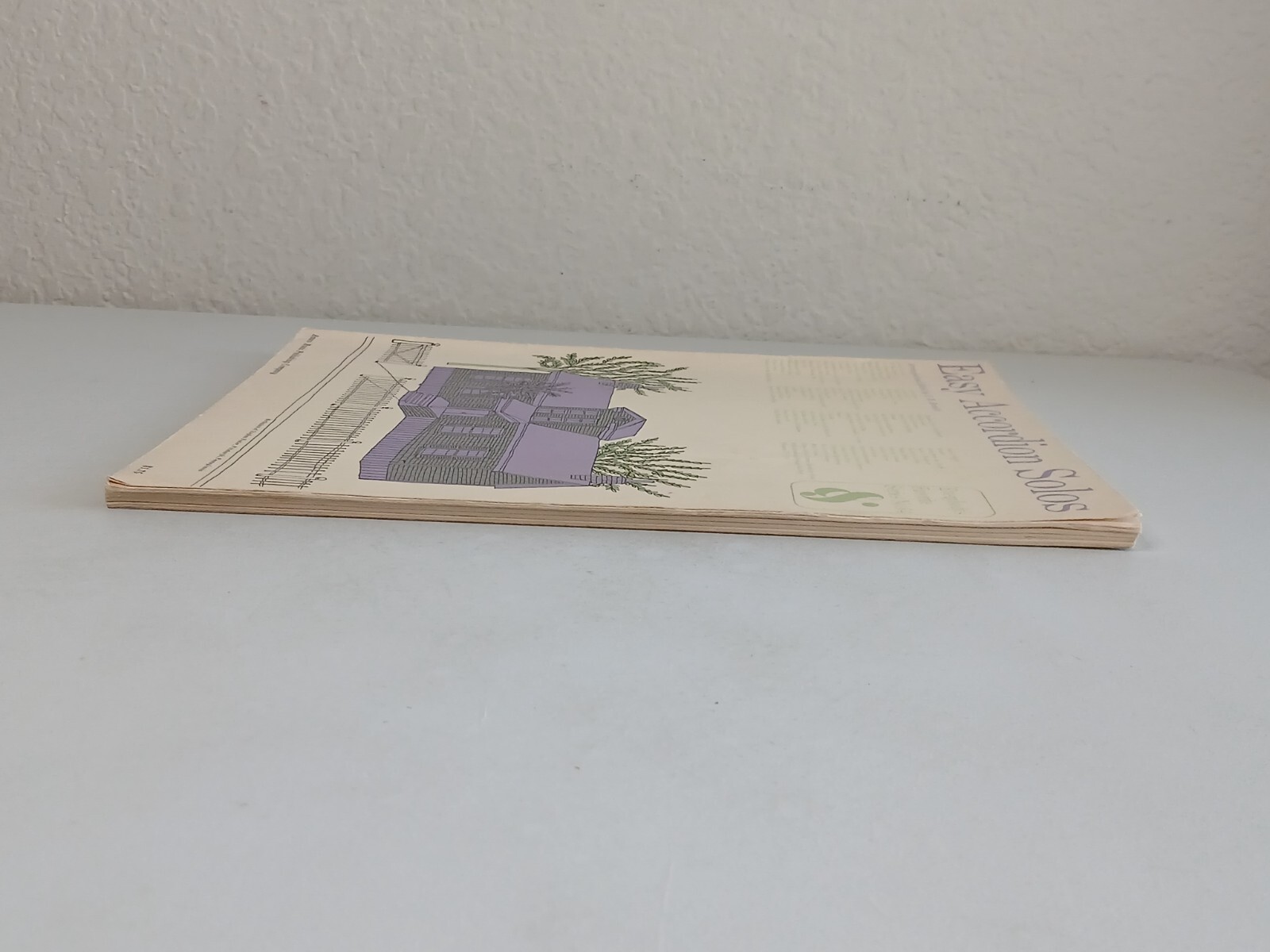 Vintage Sheet Music Book EASY ACCORDION SOLOS (Amsco, 1947) E.M. Bennett ~ Used