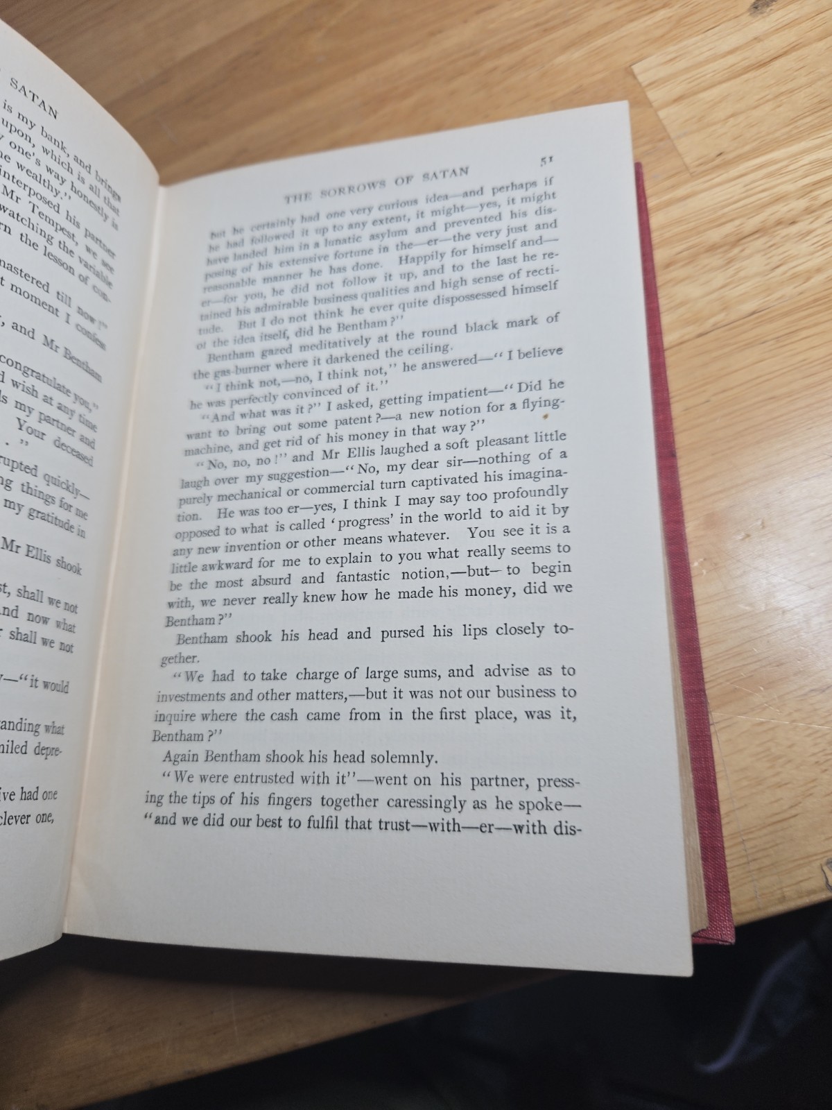 The Sorrows of Satan Marie Corelli (Hardcover, 1895) First Edition