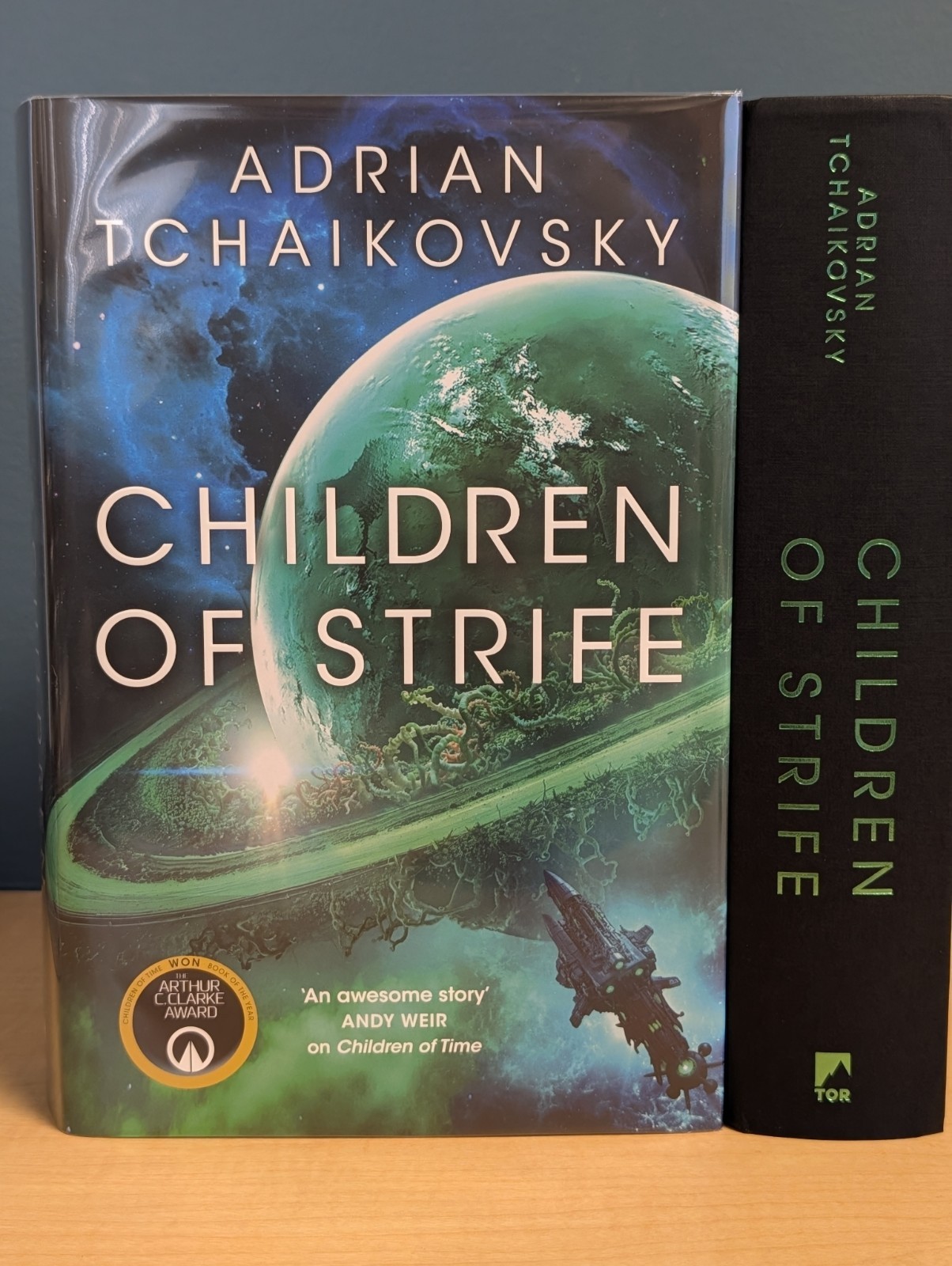 🕷️Adrian Tchaikovsky CHILDREN OF STRIFE Signed Numbered Goldsboro Ltd /150