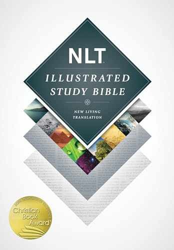 Illustrated Study Bible NLT – Hardcover, by New Living Translation – Very Good b