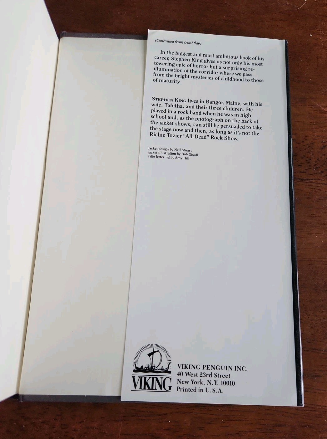 It by Stephen King (1986, Hardcover) Very Nice!