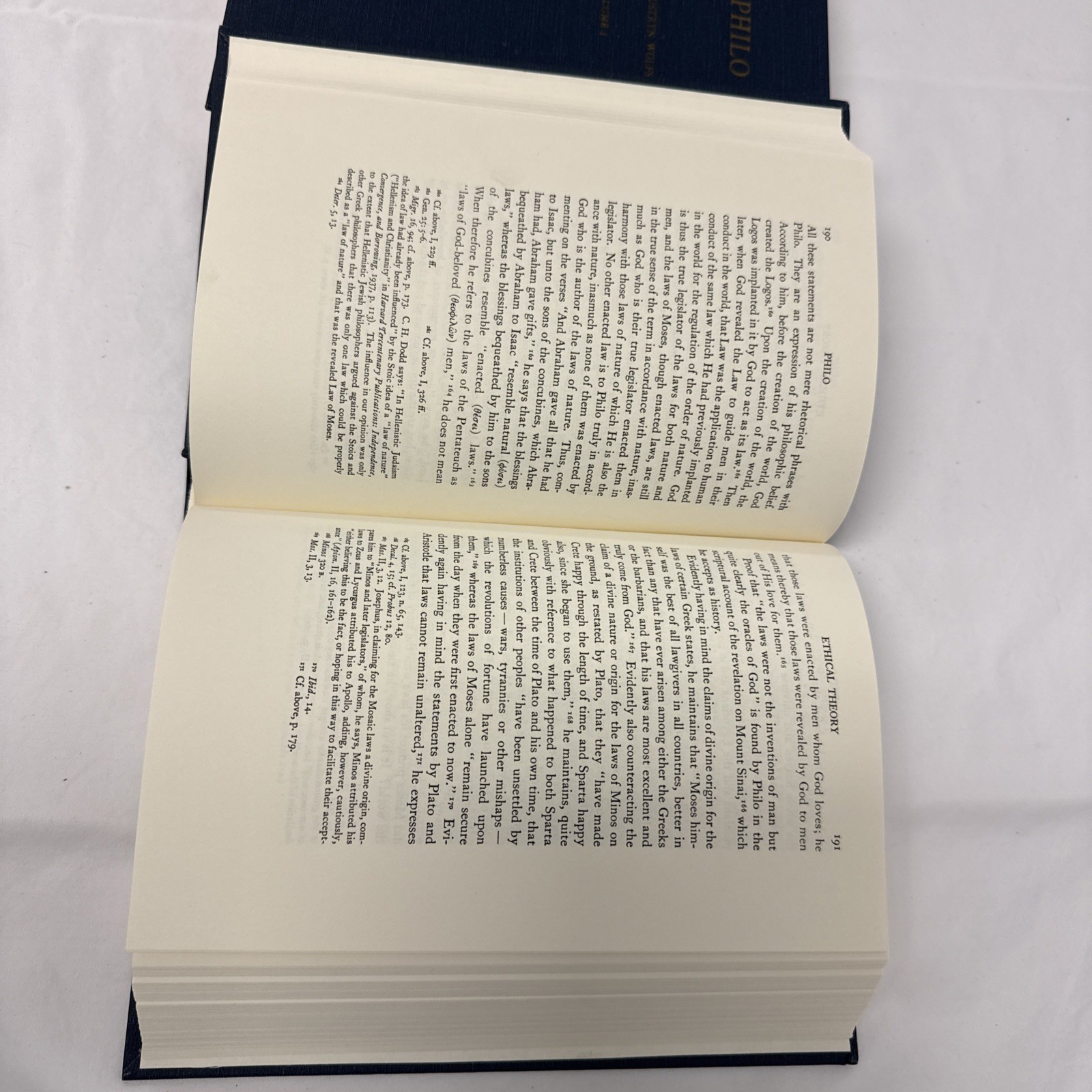 PHILO FOUNDATIONS OF RELIGIOUS PHILOSOPHY IN JUDAISM, By Harry Austryn Wolfson