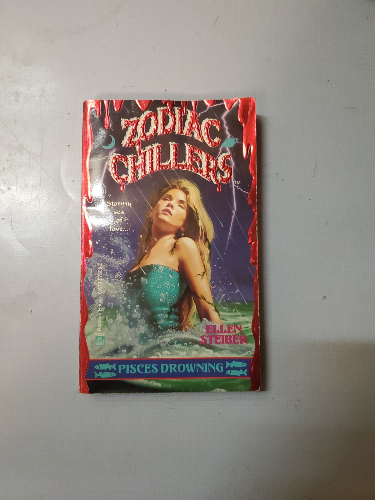 Zodiac Chillers book #6 Pisces Drowning Ellen Steiber rare ya horror series