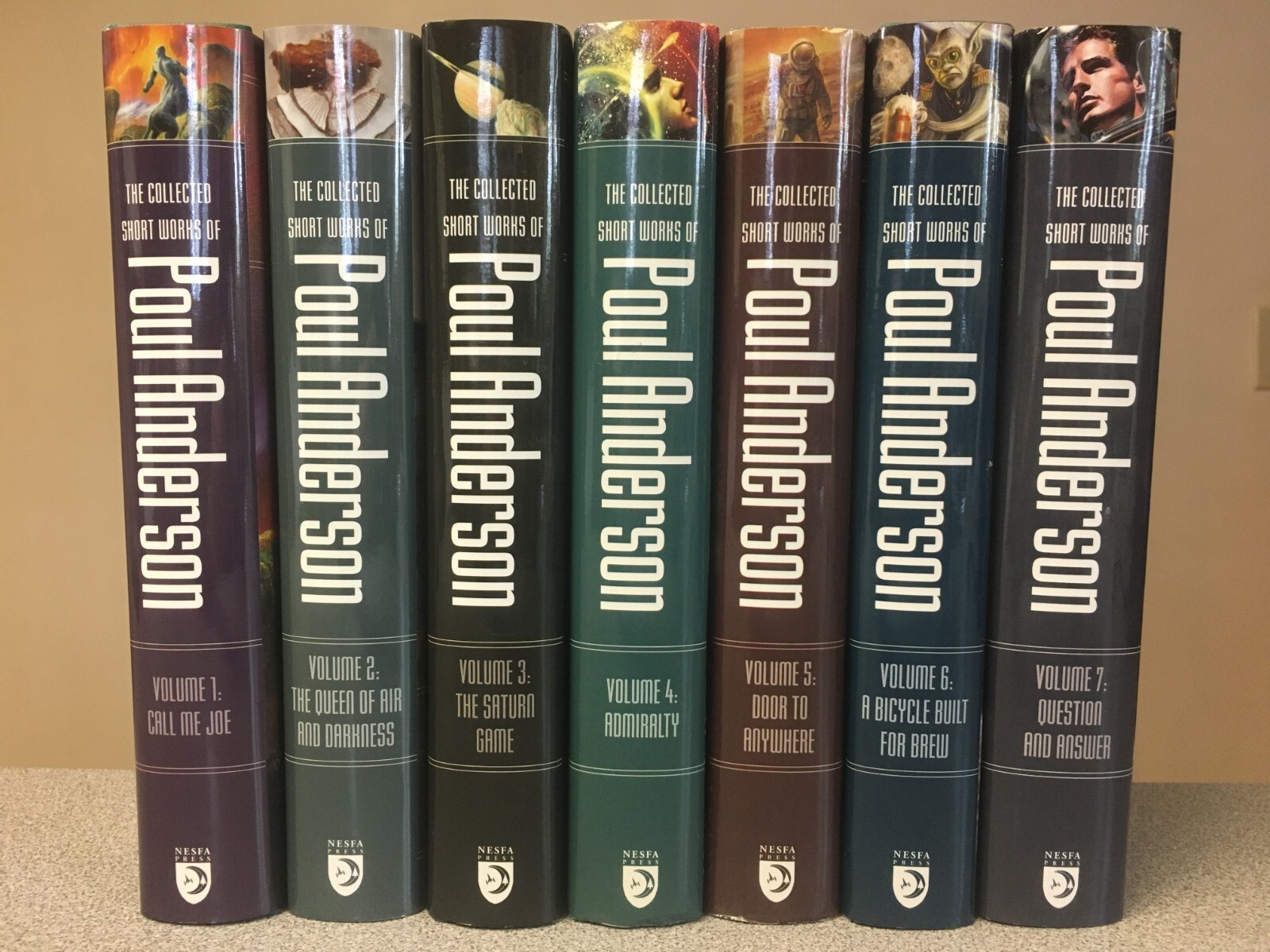 Complete Set: The Short Fiction of Poul Anderson Volumes 1-7, NESFA Press