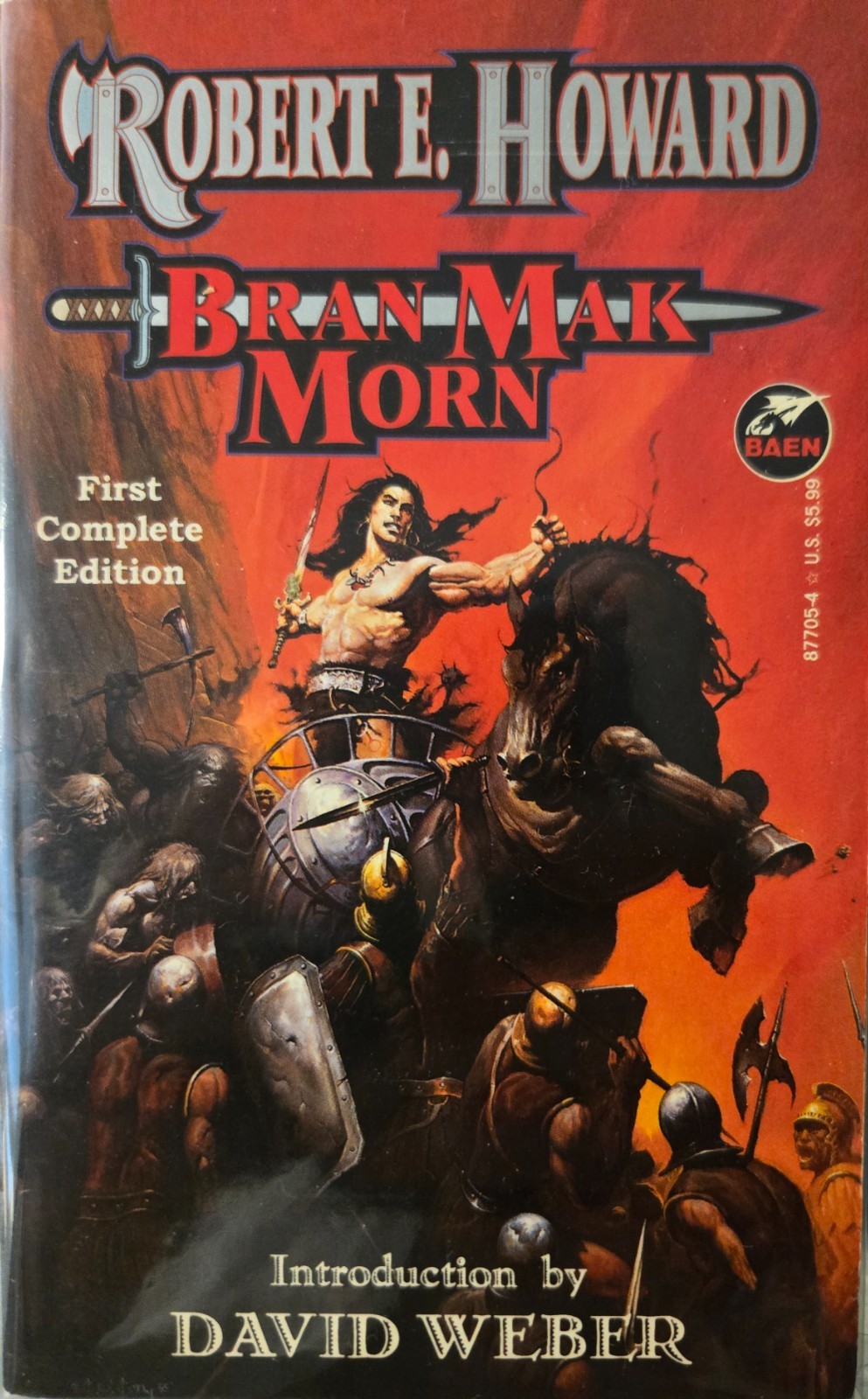 Robert E. Howard Library Series Vol 1-7 COMPLETE Baen Books 1990s Pulp Lot