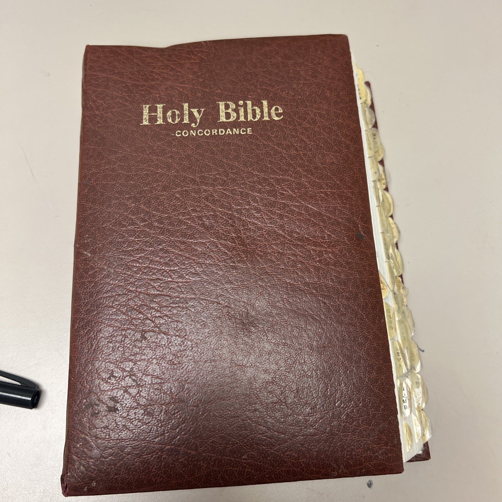 Holy Bible Concordance KJV Red Letter Edition 1973 Red Cover Word Aflame Press