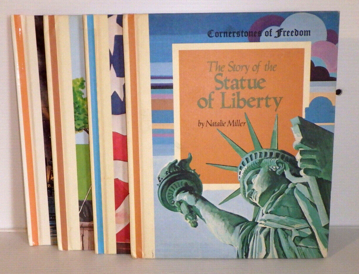 Cornerstones of Freedom -4 HB Books – Liberty Star-Spangled Lewis & Clark USS AZ