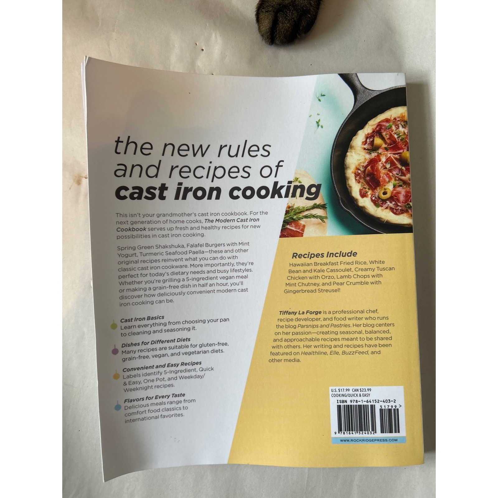 Cast Iron Cookbook Lot 30-Minute & Modern Cast Iron Recipes Skillet Cooking 2 Bk