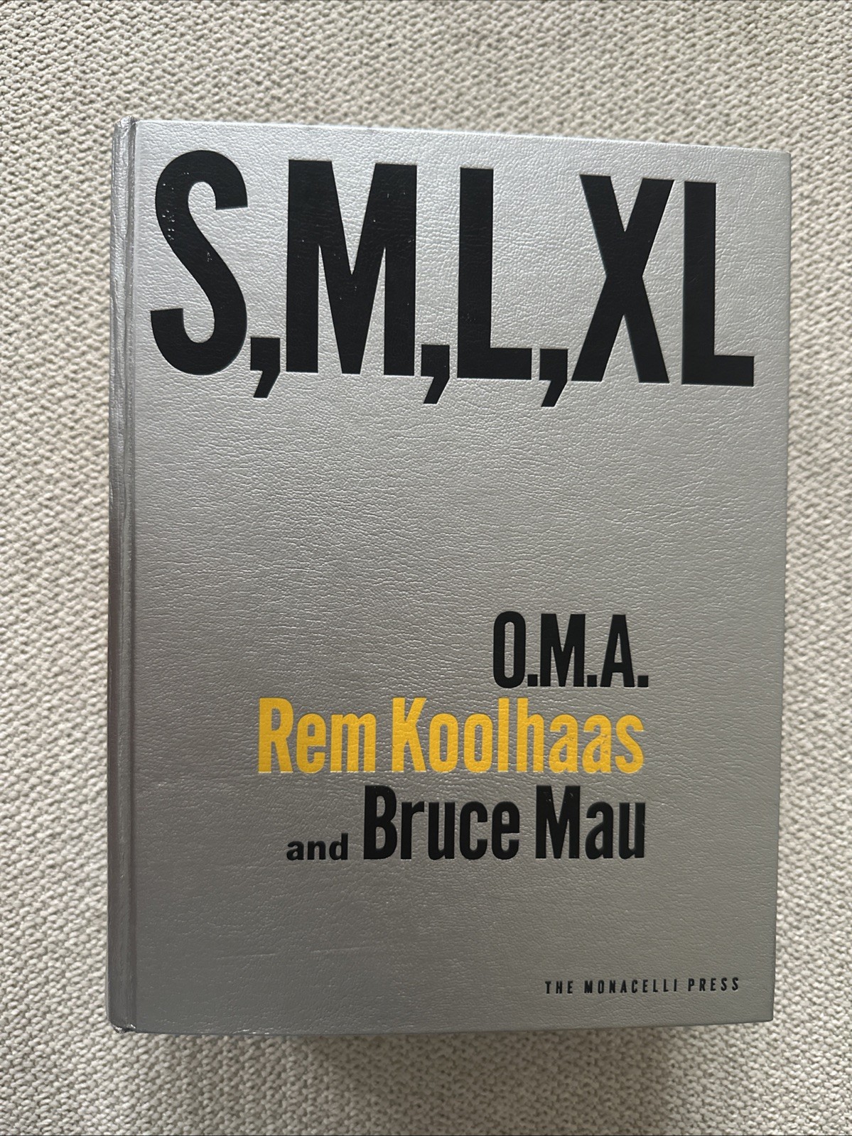 Signed Rem Koolhaas Bruce Mau OMA S, M, L, XL SMLXL Hardcover Book First Edition