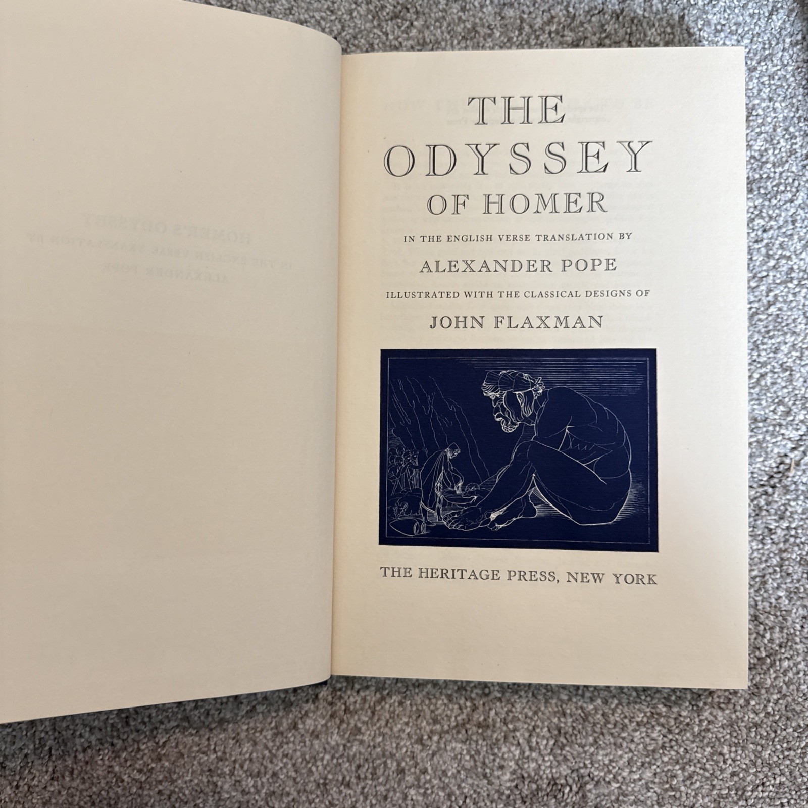 The Odyssey Of Homer Translation By Alexander Pope 1942