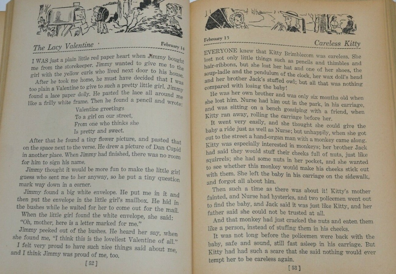 365 Bedtime Stories 1944 Illustrated Janet Robson Whitman Publishing Vintage