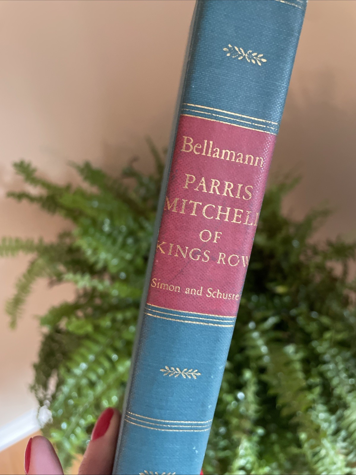 Parris Mitchell of Kings Row Hardcover Henry & Katherine Bellamann 1948 Vintage