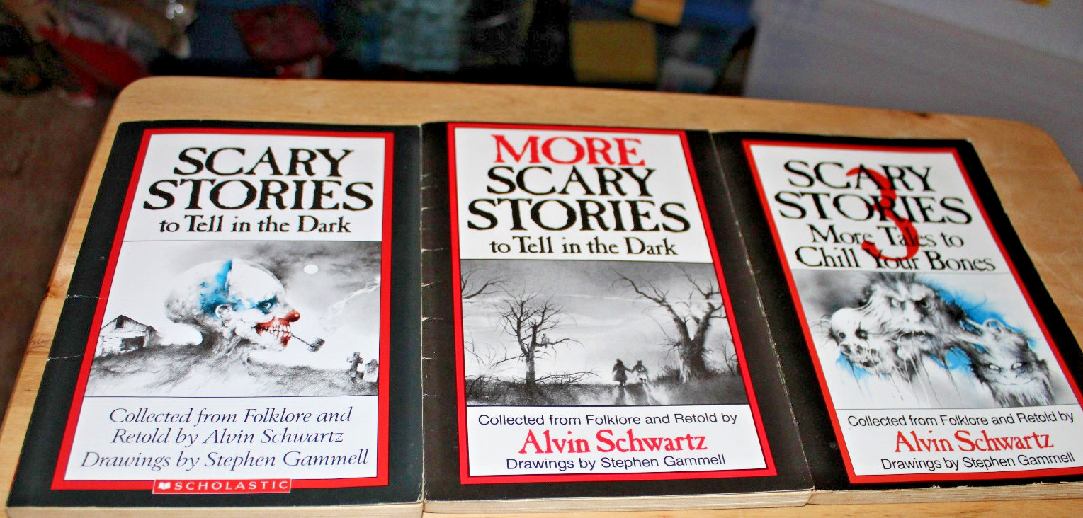 Scary Stories To Tell In the Dark Treasury Bk Set 1 2 3 Original Alvin Schwartz