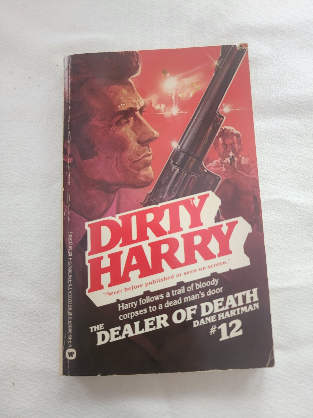 Dirty Harry The Dealer of Death Dane Hartman Book #12 First 1983 Novelization