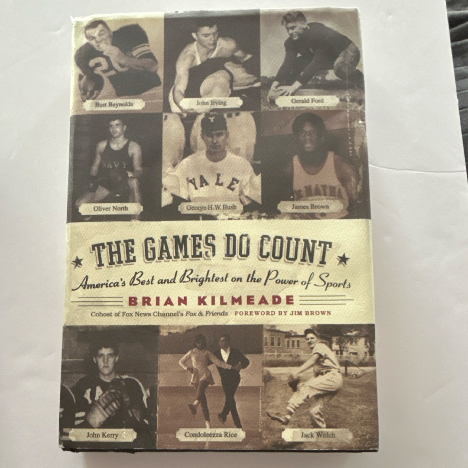 The Games Do Count Brian Kilmeade Hardcover Sports Biography Dust Jacket