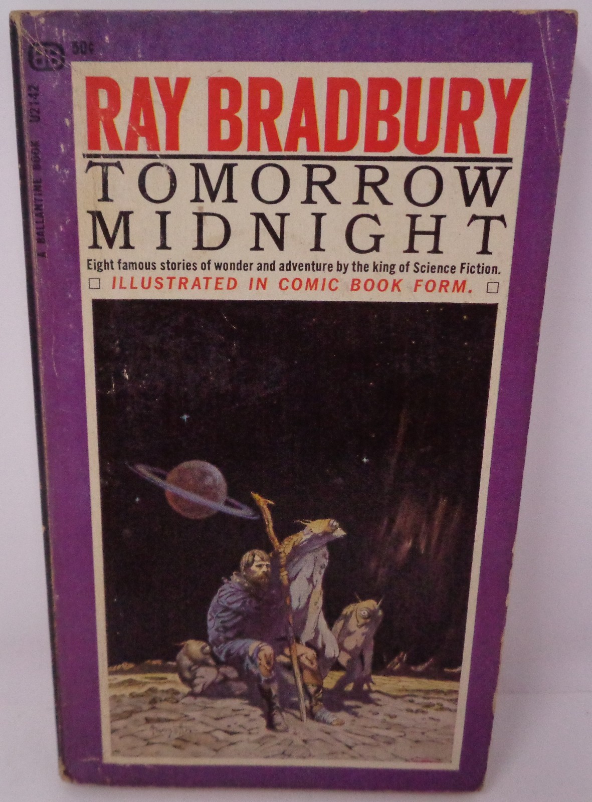 Tomorrow Midnight by Ray Bradbury. 1st Ballantine printing, June 1966 paperback
