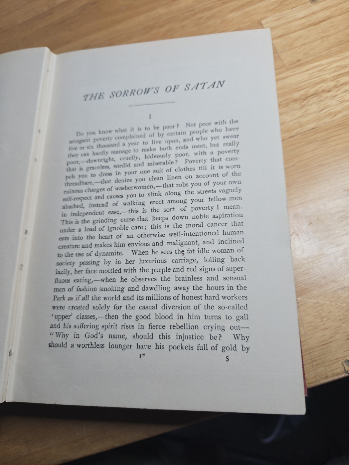 The Sorrows of Satan Marie Corelli (Hardcover, 1895) First Edition