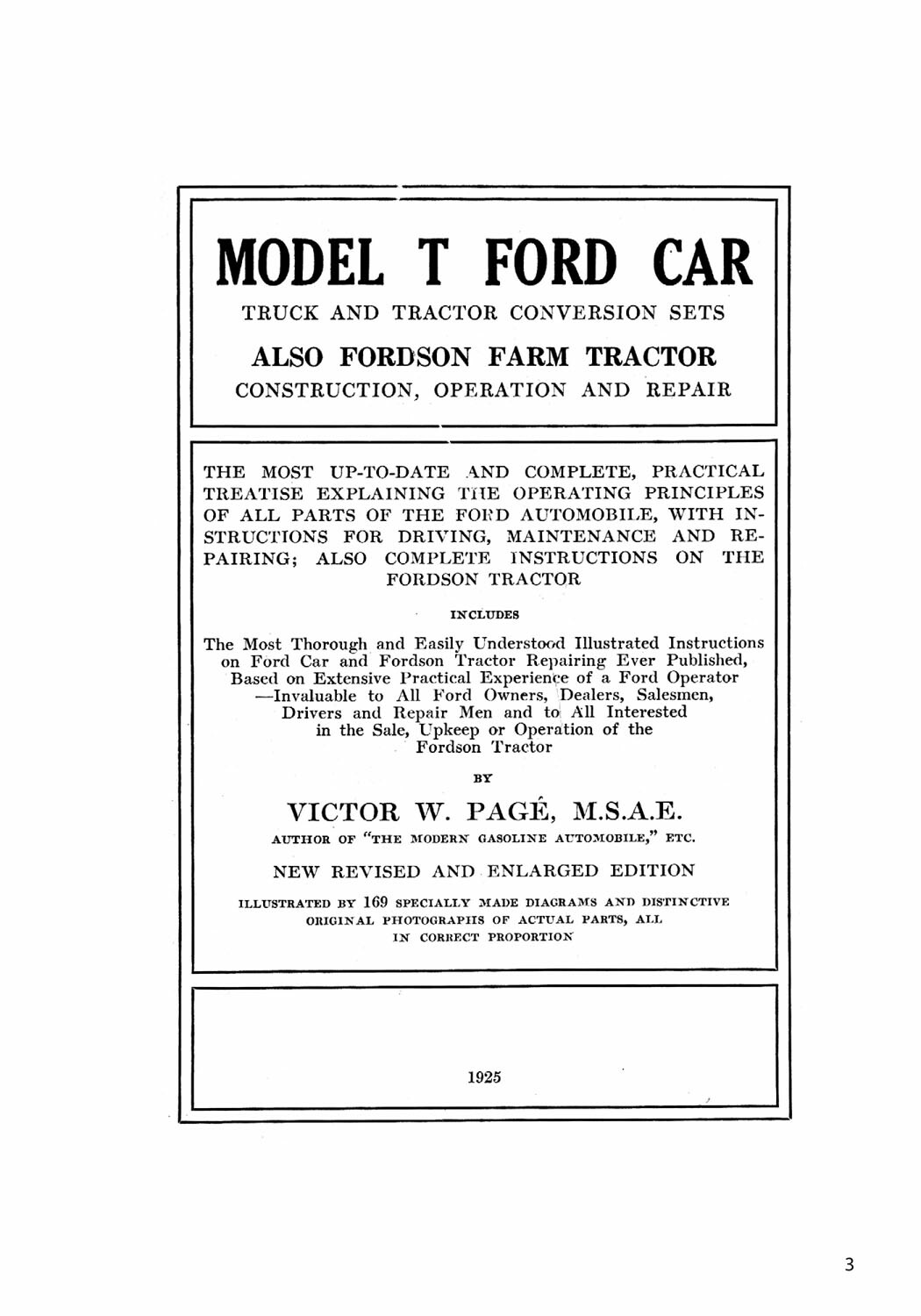 HARDCOVER The Complete Ford Model T Guide: Enlarged Illustrated Special Edition