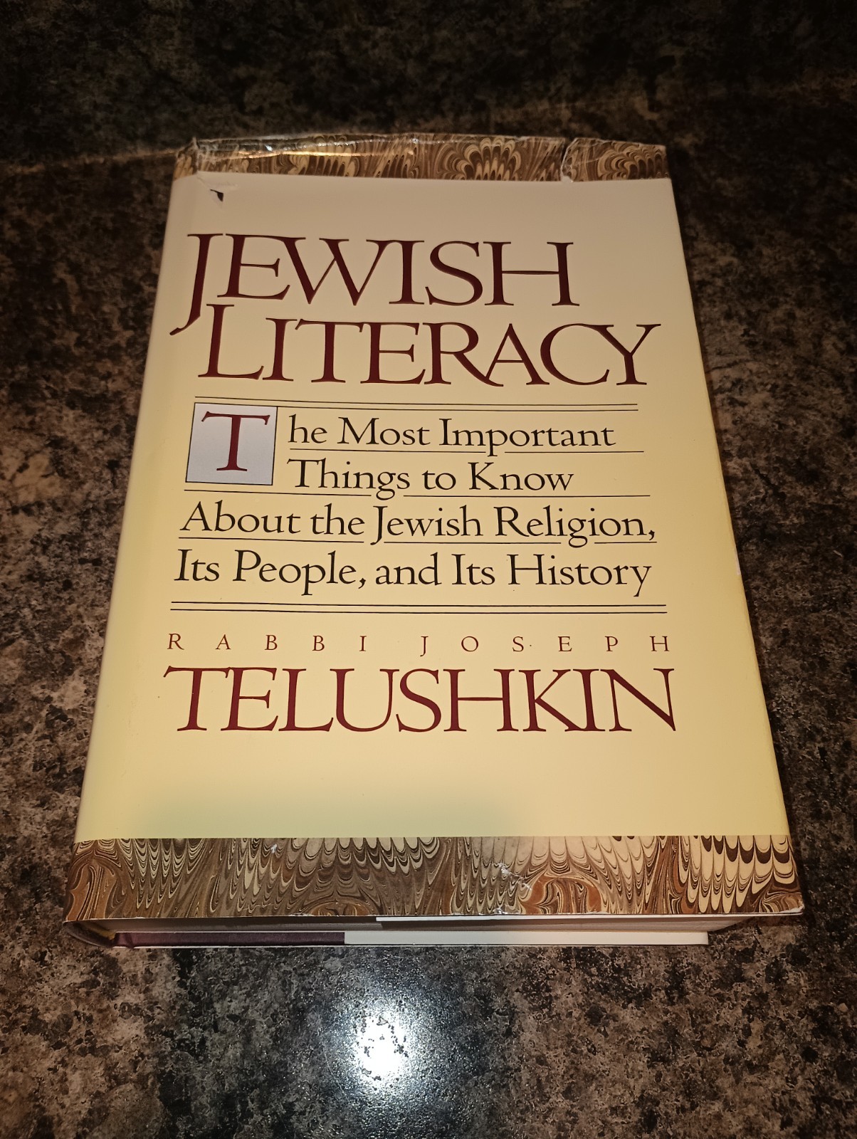 Jewish Literacy (1991) by Rabbi Joseph Telushkin – HC DJ – The Most Important..