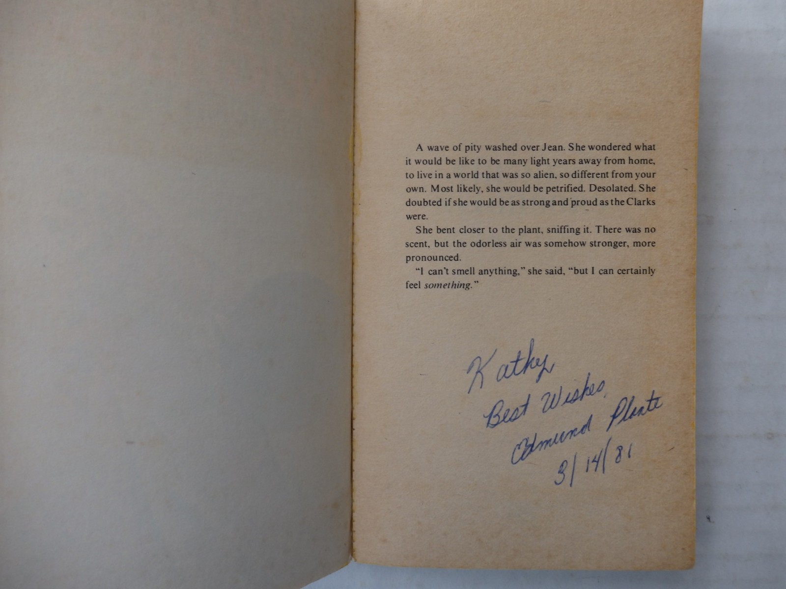 The New Neighbors by Edmund Plante 1979 PB First Edition Signed by the Author