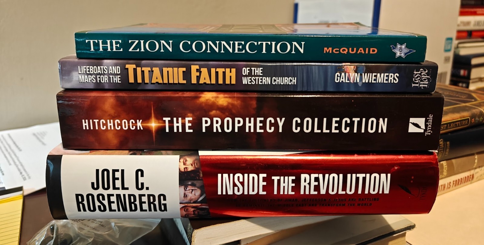 Christian Prophecy Book Lot – Rosenberg, Hitchcock, McQuaid, Wiemers – End Times