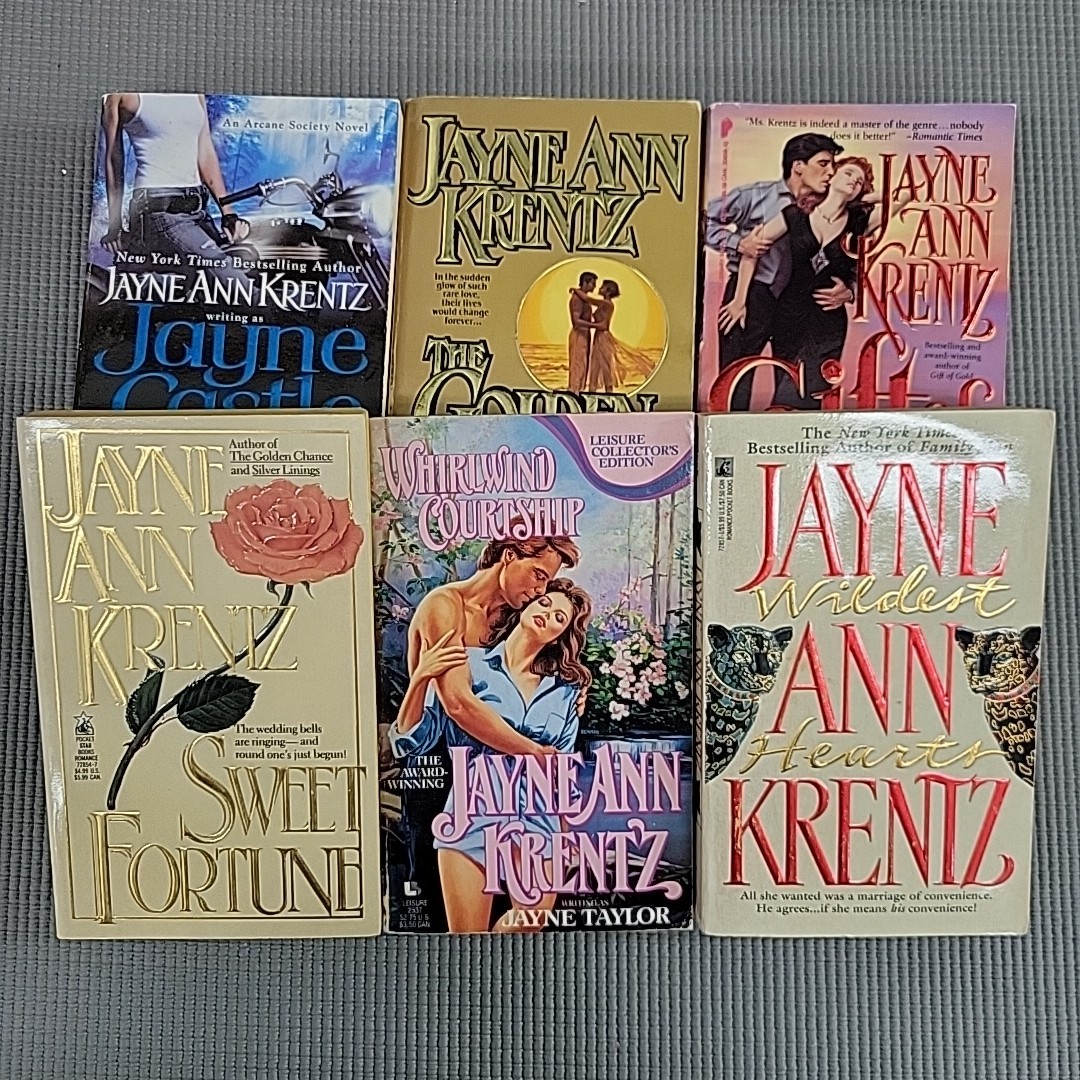 Lot of 24 JAYNE ANN KRENTZ romance paperbacks