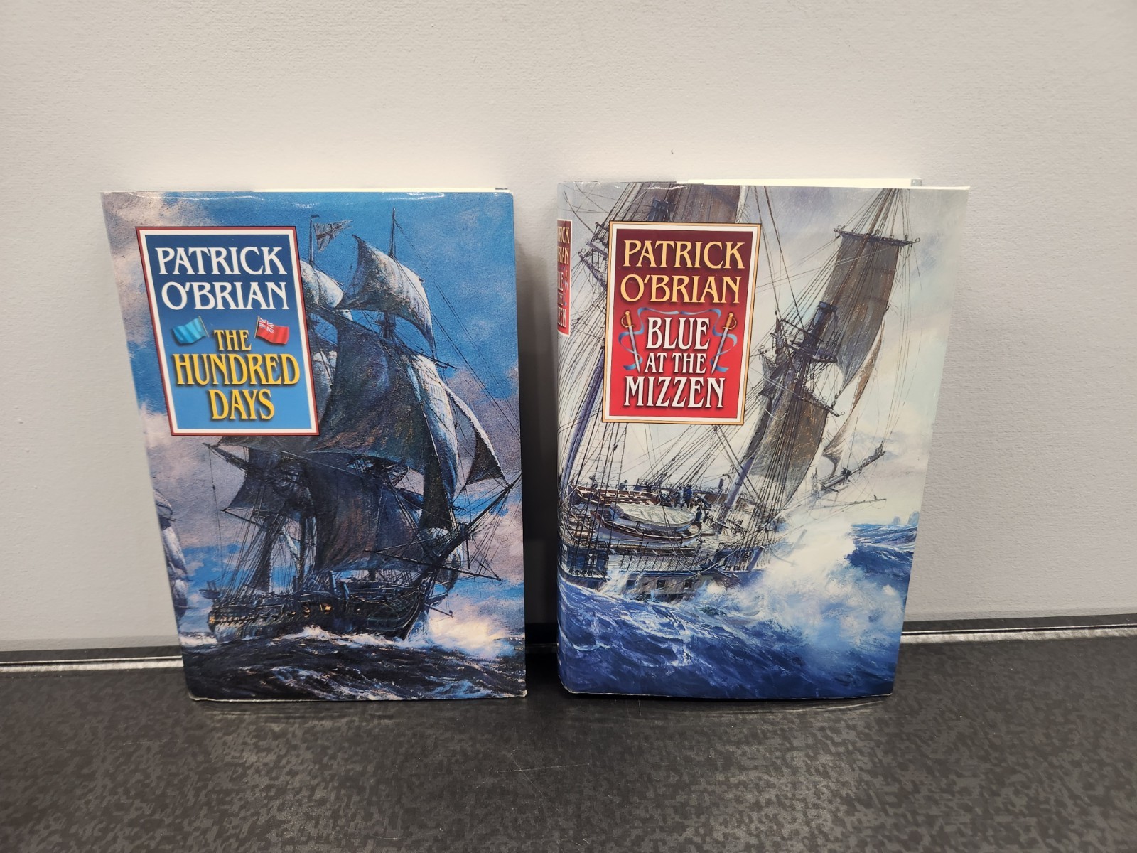 (2) Patrick O’Brian Books The Hundred Days Blue at the Mizzen Maturin 1st Ed HC
