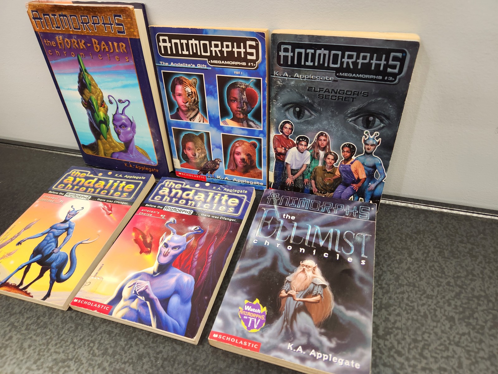 Lot of (15) Animorphs & Andalite Book Lot K.A. Applegate Series, No Duplicates