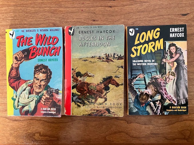 Vintage Paperbacks – Ernest Haycox – A Bantam Book – Lot Of 3