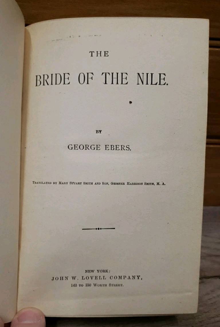 The Historical Romances of Georg Ebers Lot Of 5 From Late 1800s HC
