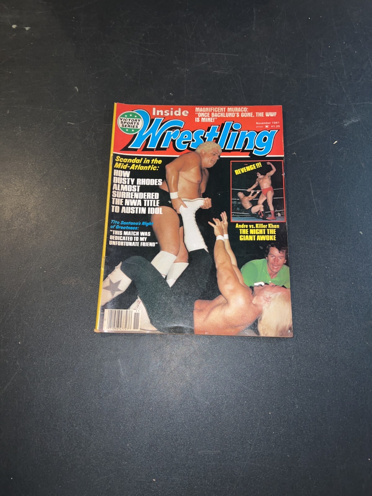 Inside Wrestling Magazine November 1981 Dusty Rhodes Cover NWA WWF Mid South