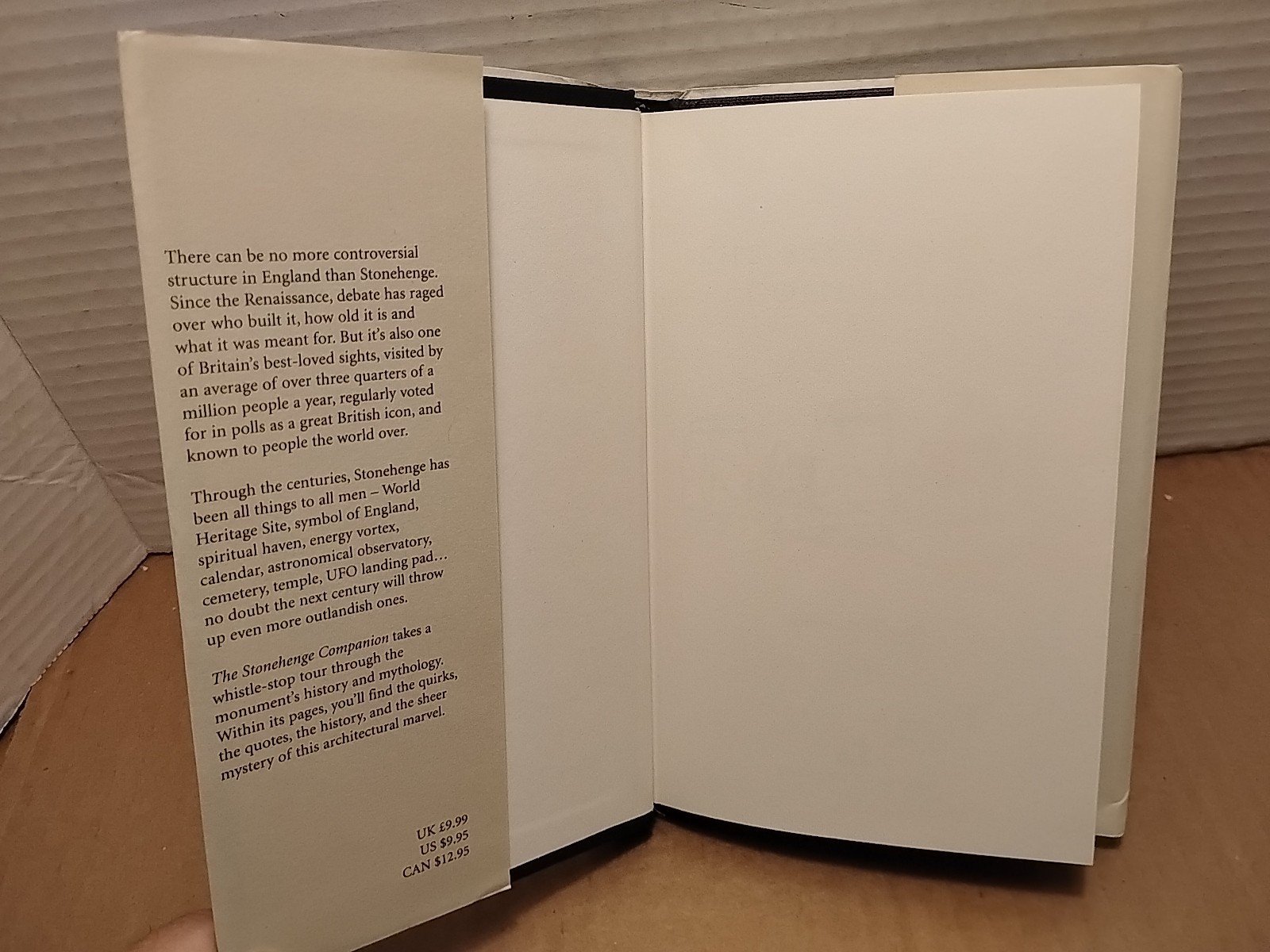 Stonehenge Companion by James McClintock – 2006 – Illustrated Hardcover w/ DJ