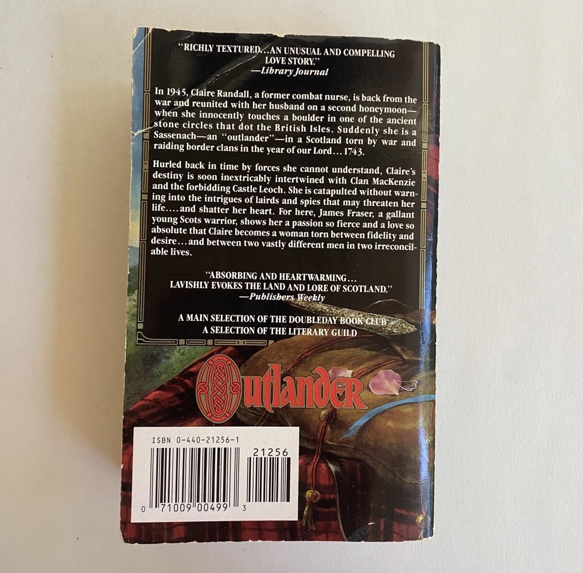 Outlander by Diana Gabaldon (1991) 1st Ed / 2nd Print with Stepback