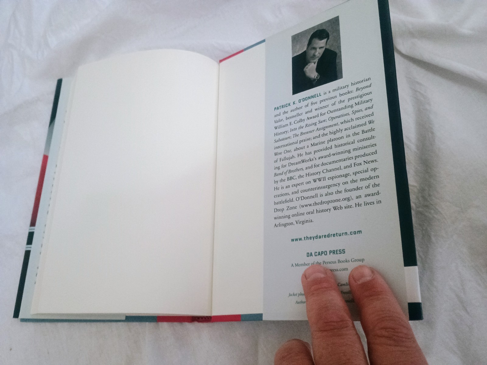 They Dared Return SIGNED by Patrick K. O’Donnell, Fred Mayer & Lilly O’Donnell