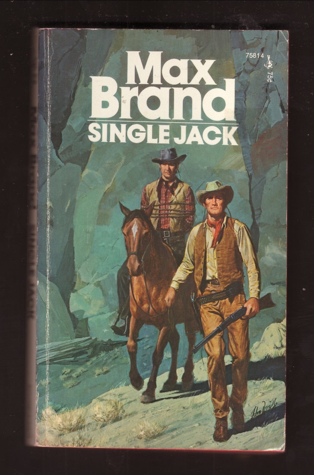 Max Brand Single Jack 1974 Pocket Books Paperback