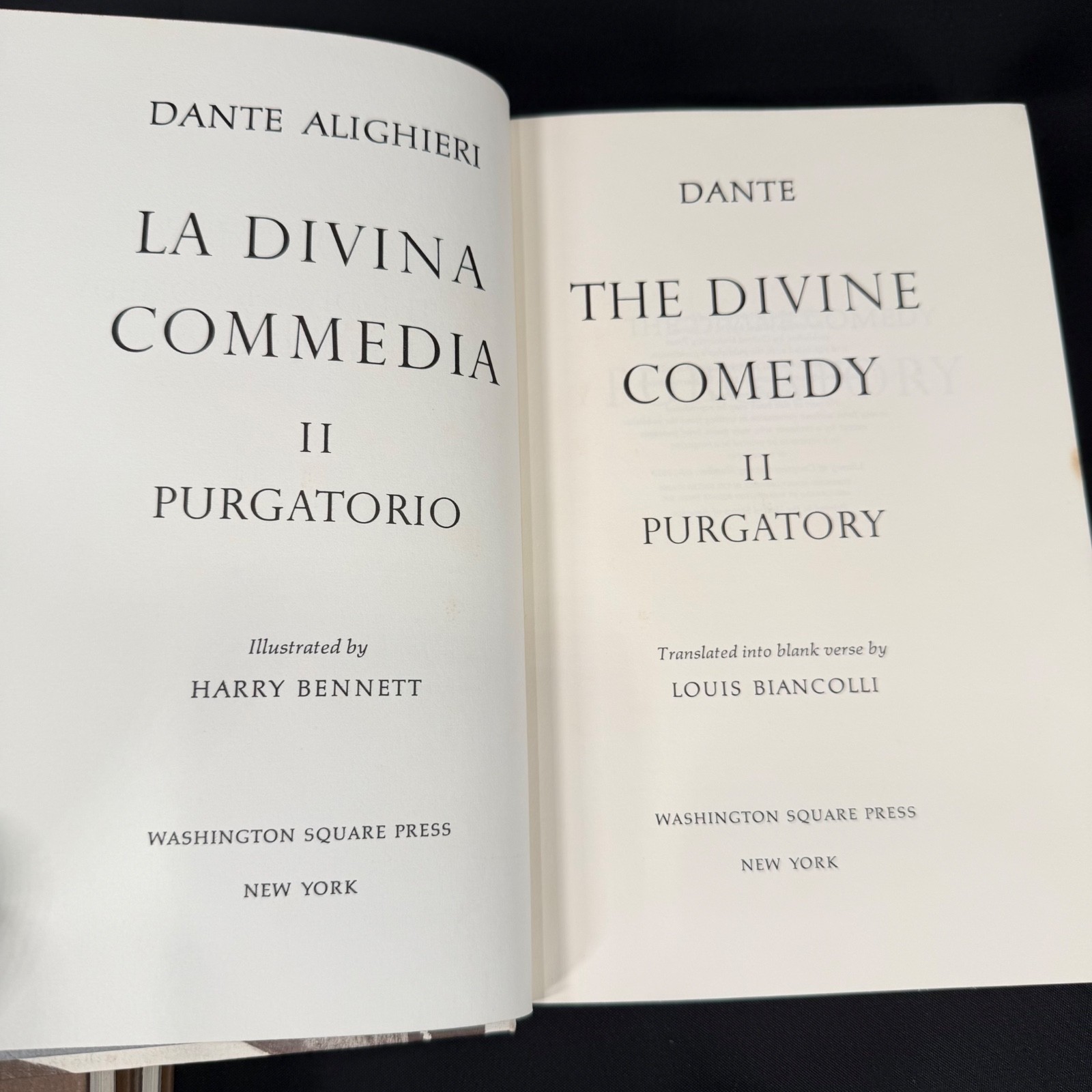 Dante Alighieri The Divine Comedy 3 Vols Washington Square Press 1966 HC Box Set