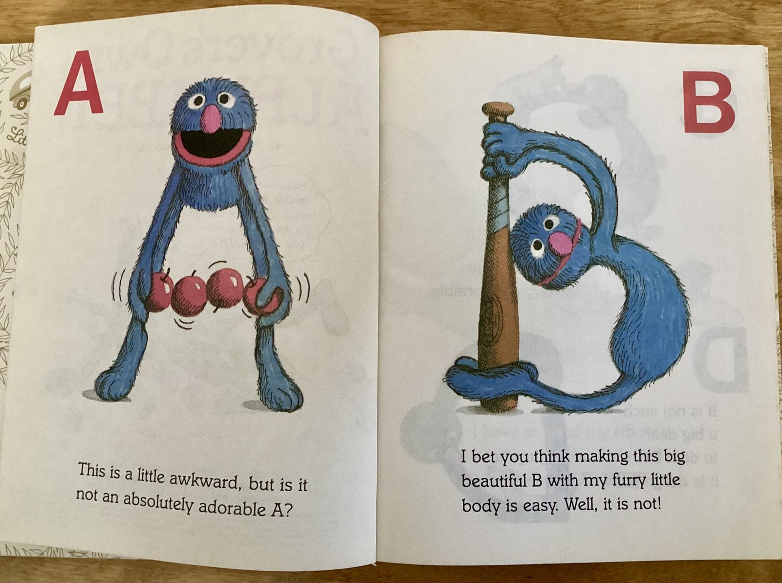 A Little Golden Book, Grover’s Own Alphabet-Sesame Street, Sal Murdocca, 1991