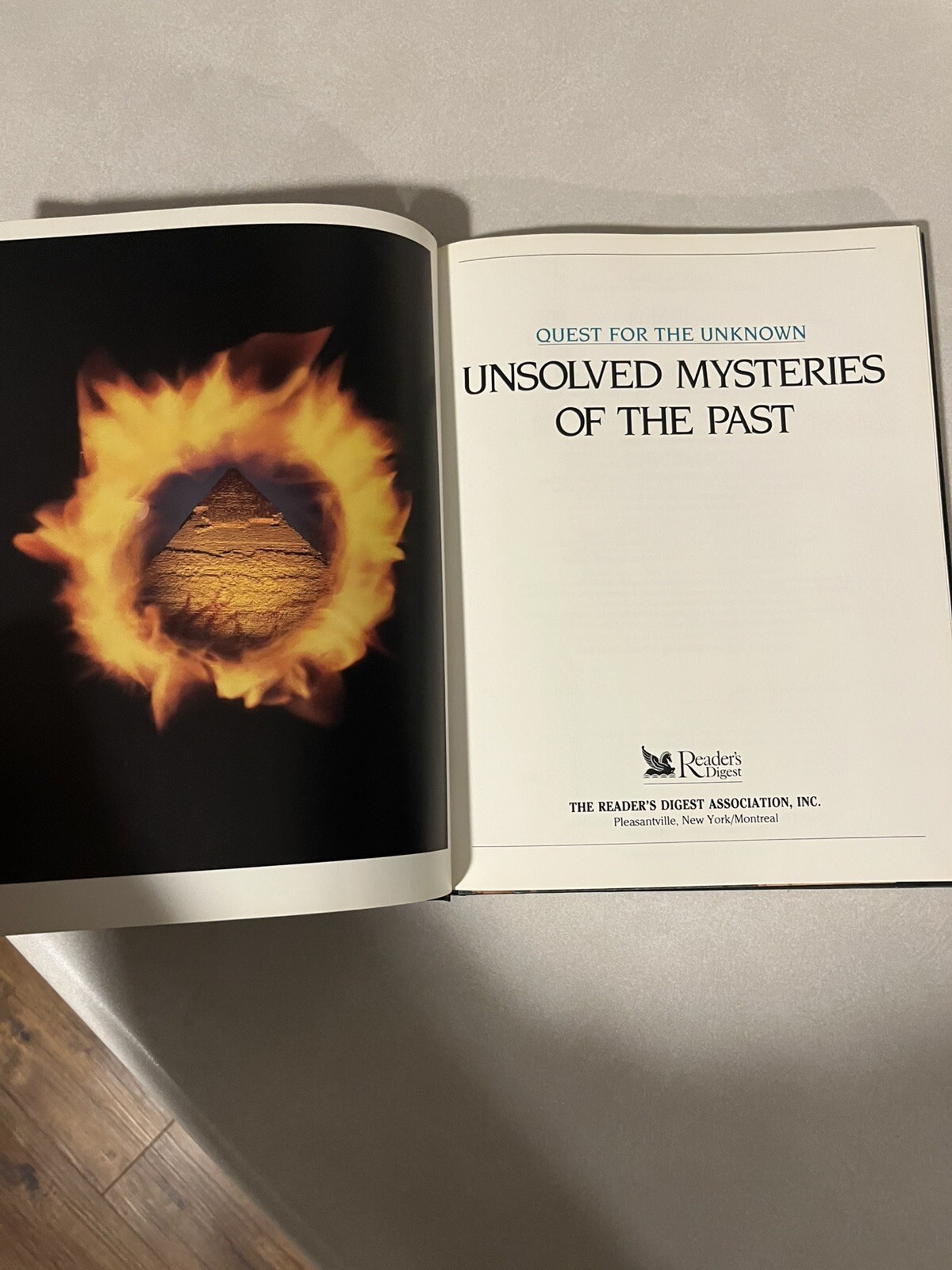 Unsolved Mysteries of the Past 1991 Reader’s Digest Hardcover Book VG! Pics