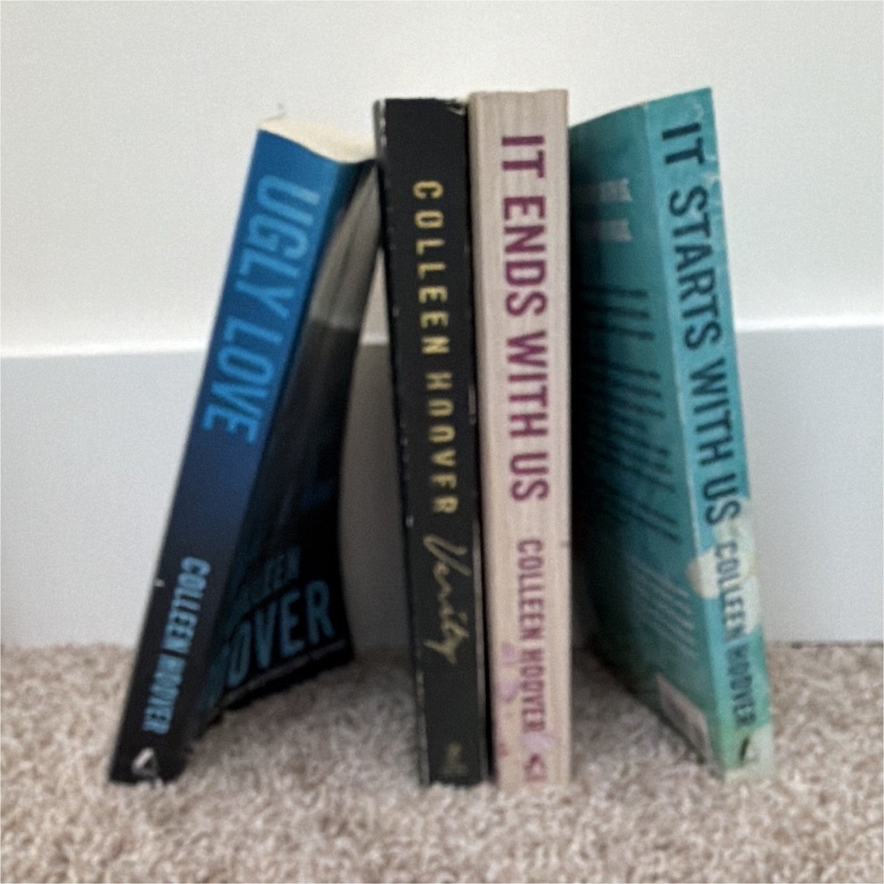 Colleen Hoover Paperback Lot – Ugly Love, Verity, It Starts/Ends With Us